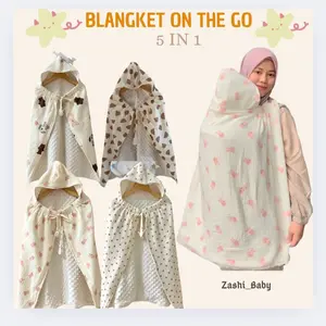 Blanket On The Go | Apron menyusui | Selimut Stroller | Selimut Bayi Gelang