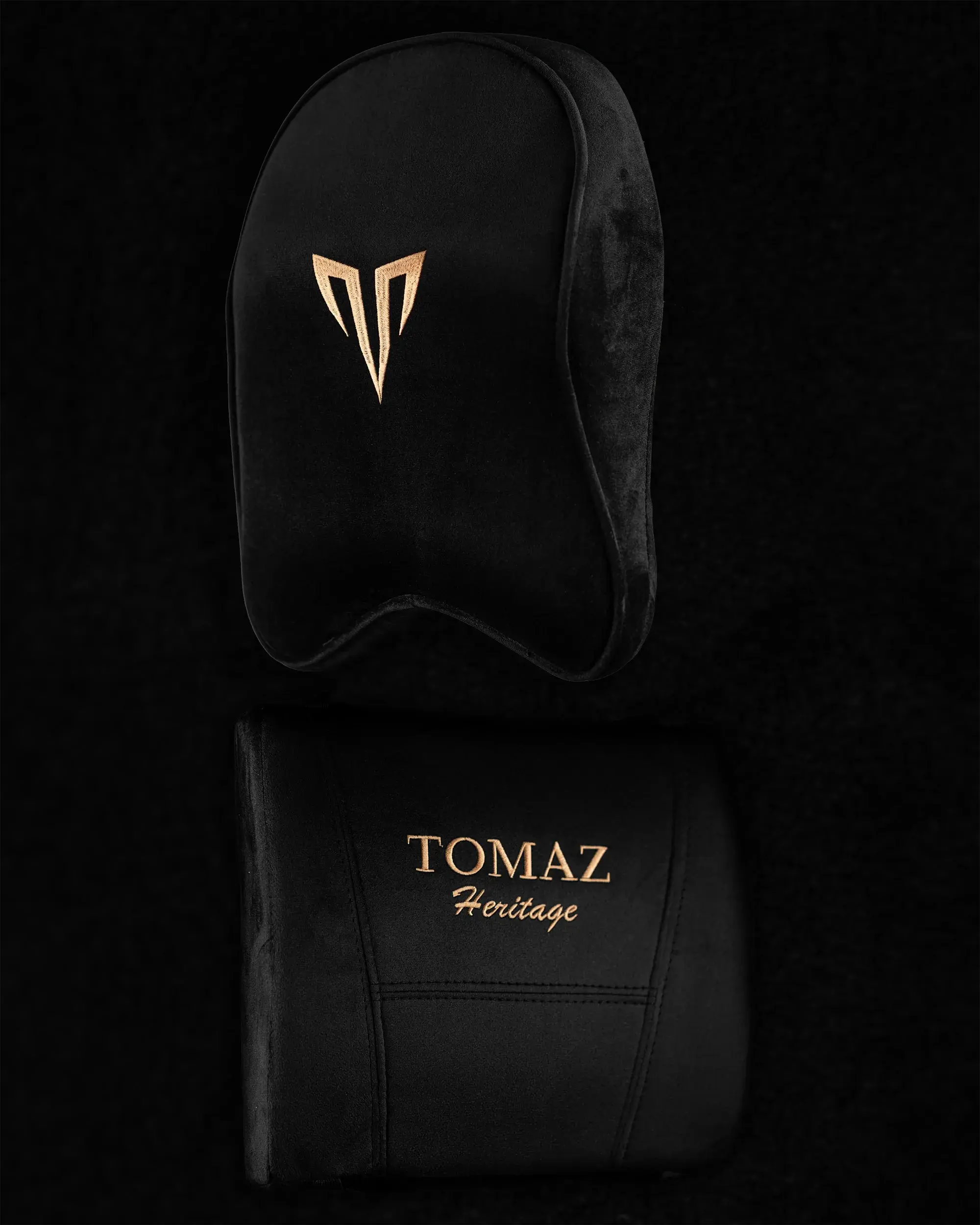 Troy Headrest & Lumbar SET (Black)
