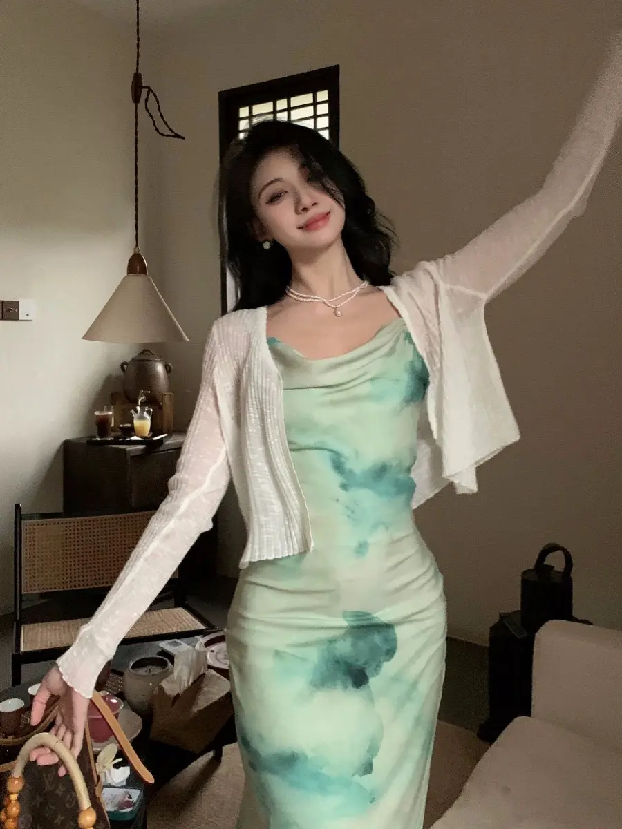 7872 Sage Green Floral Dress | Boho Square Neck Halter Flowy Dresses | Plus  Size Long Beach Dress | Elegant Summer Prom & Casual Dress for Women |  Fitted Sleeveless Comfort Womenswear - TikTok Shop Philippines