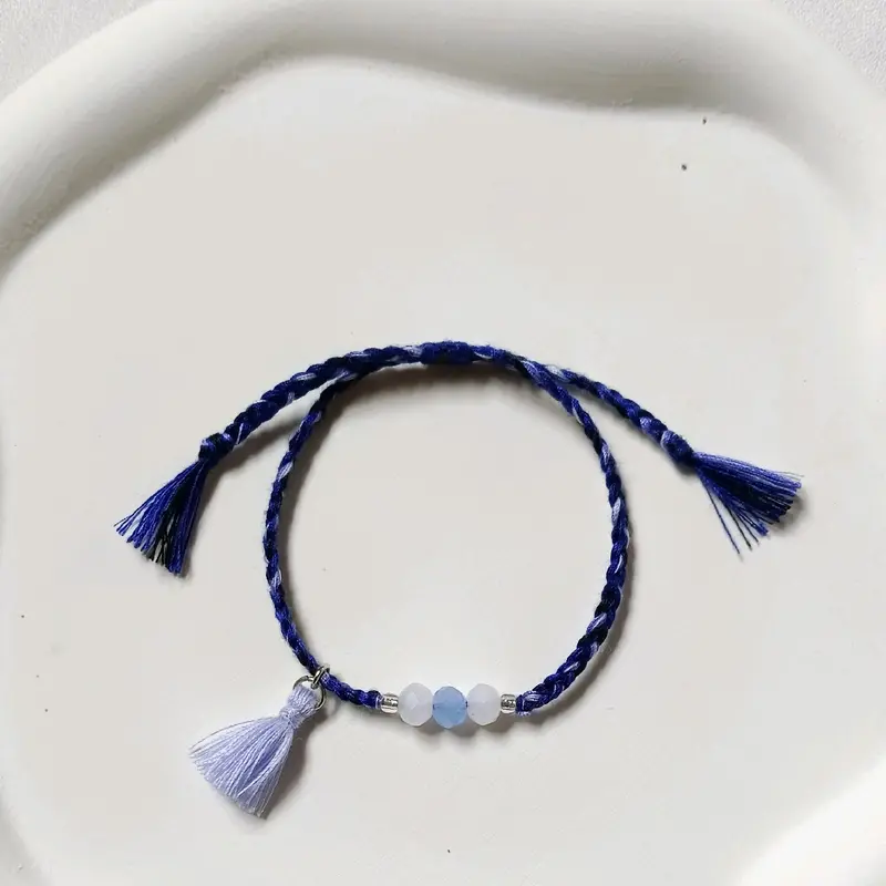 ELMAO #A135 Hibo Bracelets | Set Gelang Tali Biru Campur 3