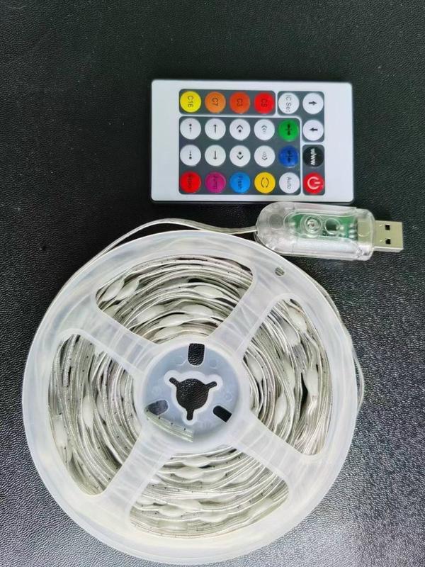 Đèn LED RGB 16 triệu màu 10M điều khiển bằng điện thoại Remote nháy theo nhạc…