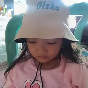 TOPI BUCKET NAMA ANAK TOPI BUCKET GOOD LUCKY TOPI BUCKET ANAK JERAPAH BORDIR NAMA BAYI LUCU TOPI NAMA FREE NAMA TOPI LUCU Fashion