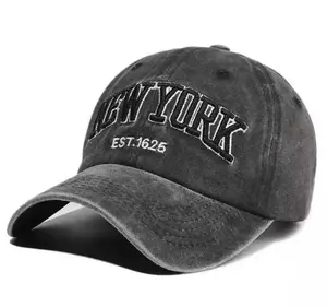 Topi Baseball NW YORK EST 1625 Hat Cap Casual Sport Distro Black Dewasa Vintage OOTD Aesthetic Kekinian Simpel Elegan