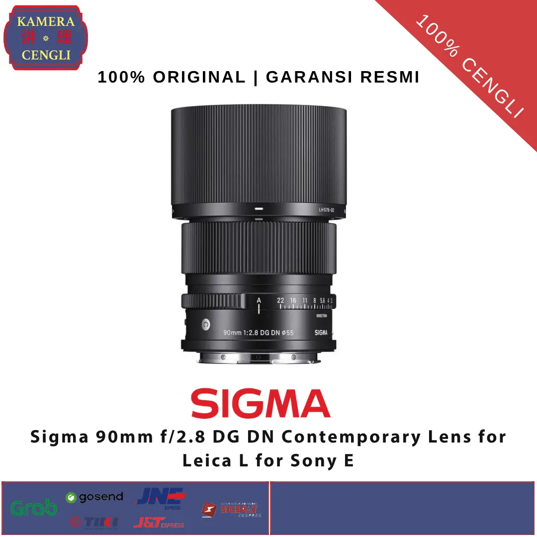Sigma 90mm f/2.8 DG DN Contemporary Lens for Leica L for Sony E
