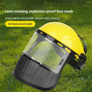 topeng Helm Mesin Potong Rumput Alat Pelindung Face Shield Mesin Rumput