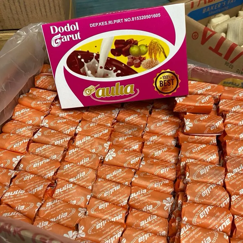 DODOL GARUT RASA DURIAN,oleh oleh cemilan manis khas Garut 500gram/1kg 1