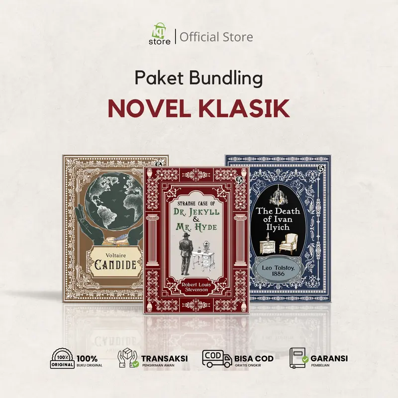 Paket Bundling Novel Klasik Strange Case of Dr. Jekyll and Mr. Hyde - Robert Louis Stevenson