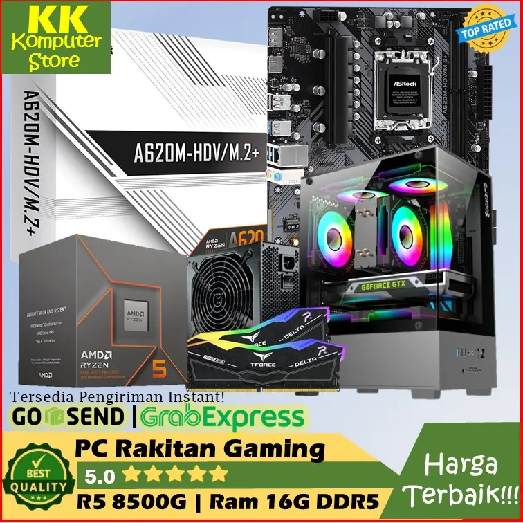 Ps Box Rakitan Pc Rakitan Gaming Ryzen 5 8500G | Ram 16Gb DDR5| Nvme 512GB - Shop ...