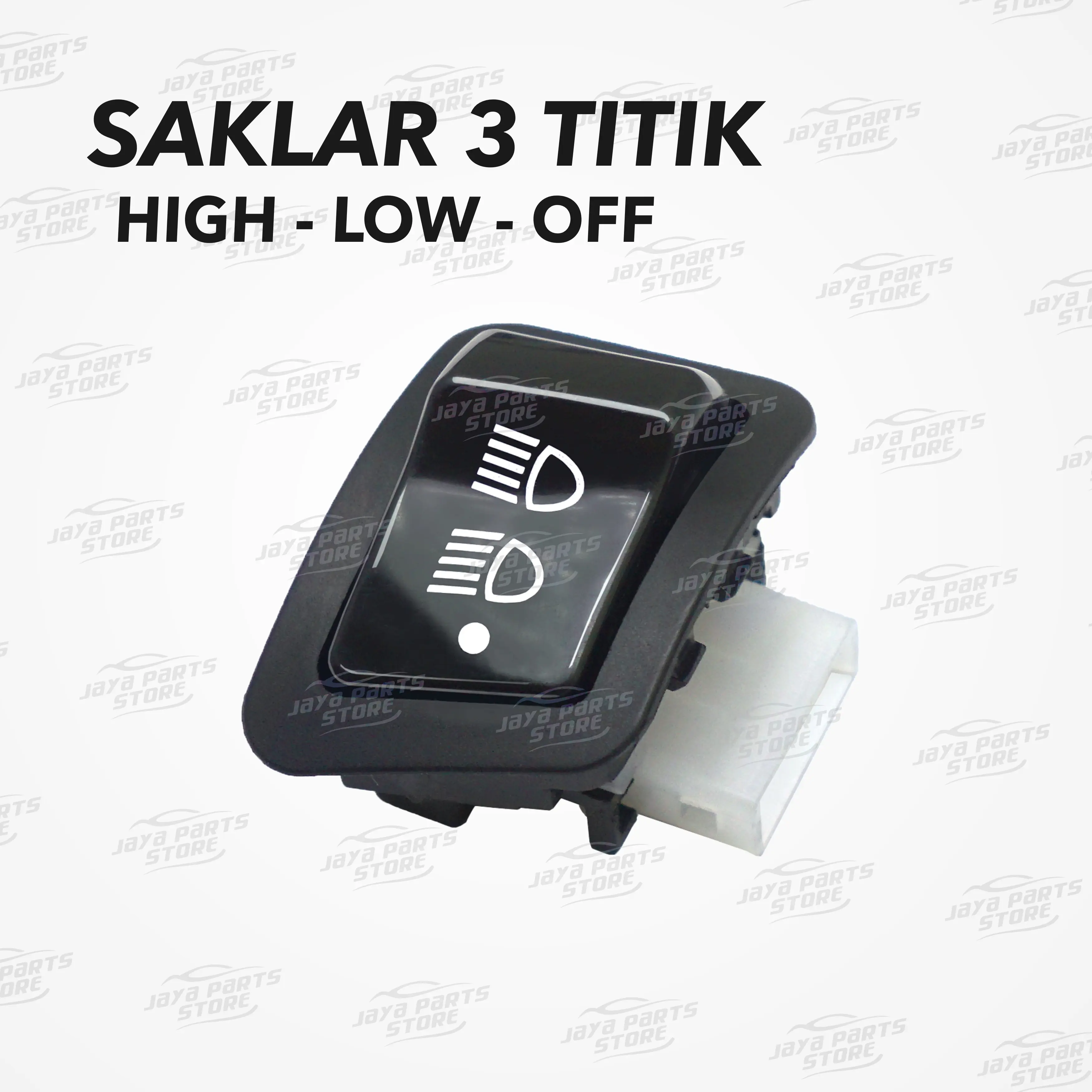 Saklar DIM Motor - 3 Titik - 3 Fungsi Mode Variasi - HIGH LOW OFF - Honda Beat Vario Scoopy Supra Blade Helm