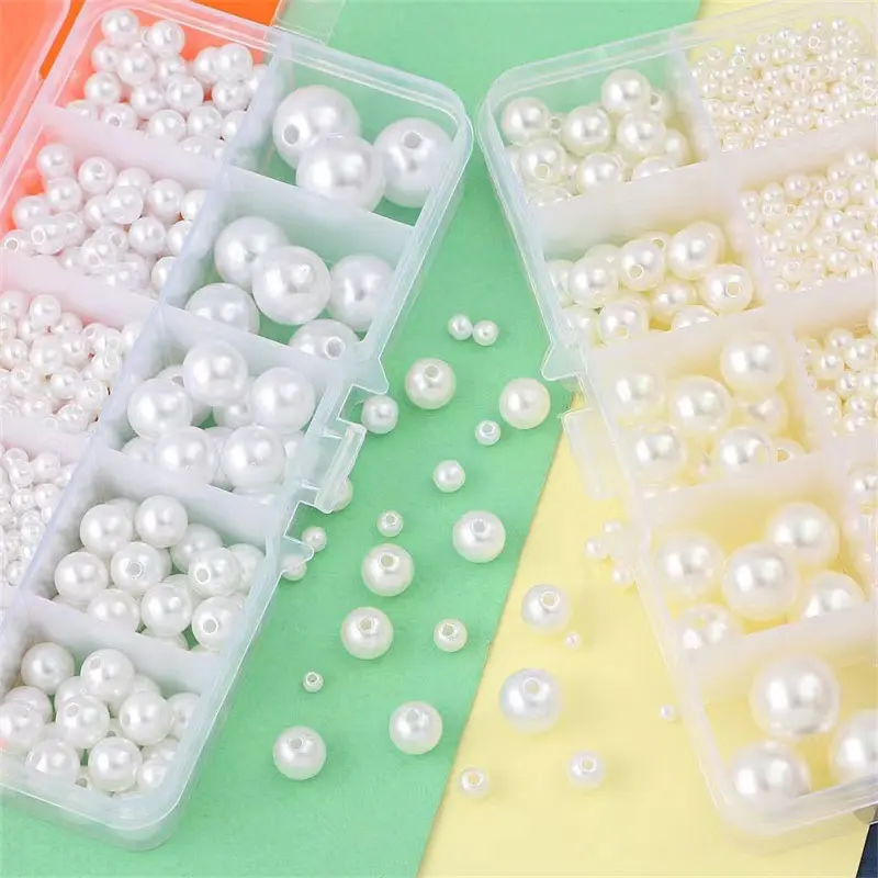 Ready Stock 10 gr Payet Mutiara Beads 4/5/6/8/10/12MM Ringan Grade A White Dan Broken White