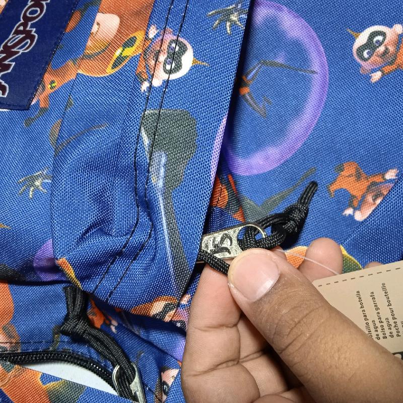 JanSport Motif Incredibles (HOLOGRAM JS+BARCODE BISA DI SCAN) (SLETING JS+RING JS) FULL TAG EMBOS 8