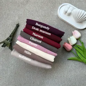 Hijab Segi empat Paris jadul varisha warna Terbaru best seller /hijab daily soft colour Terlaris Part 2