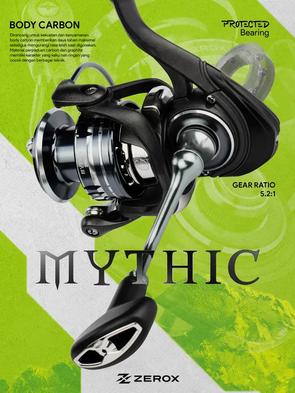 Reel Power Handle Carbon SW Zerox Mythic 1