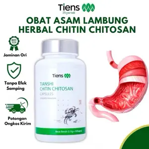 CHITIN CHITOSAN / SERAT SHITIN - SOLUSI GERD/ASAM LAMBUNG HERBAL CHINA SERAT SHITIN ISI 20 KAPSUL