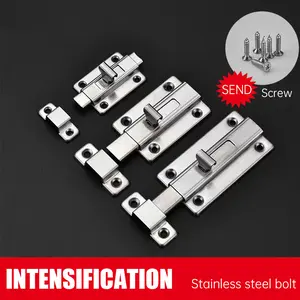 【HOT】Pintu 2 Inch Stainless Murah Mumer EST-Grender Pintu Slot 4in 2 3 4 inch Stenlis Selot jendela door bolt kunci pengunci gudang lock