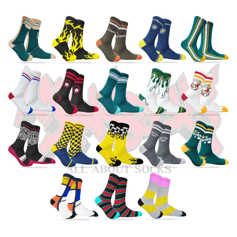 MIWSOCKS - Kaos Kaki Oldschool Skate Motif CASUAL Nyaman 0