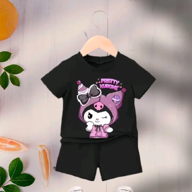 Baju setelan anak cewek cowok cotton combed/pakaian anak perempuan/fashion anak usia 4-11 tahun 2