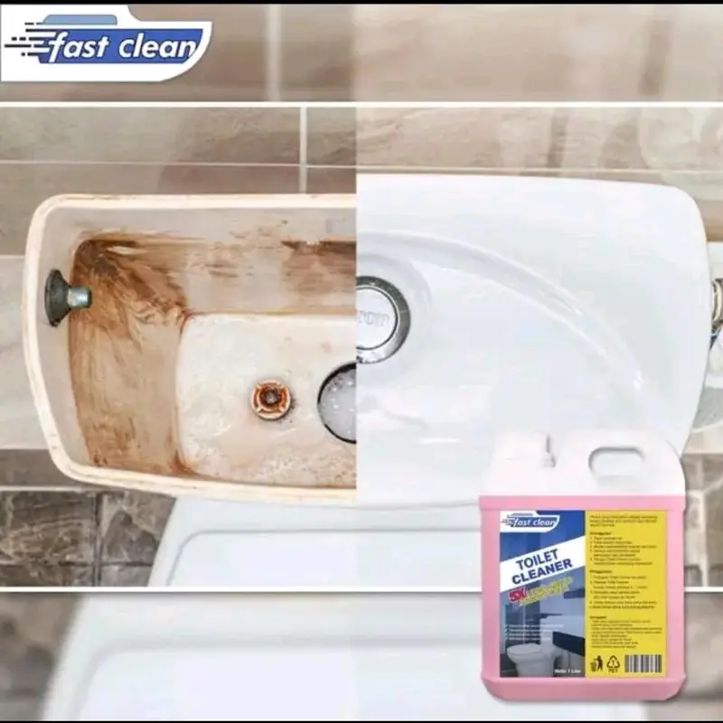 New Fasclean Toilet Cleaner 1 Liter Cairan Pembersih Serbaguna WC Wastafel Kloset Setanlis Peralatan Dapur Rumah tangga 2