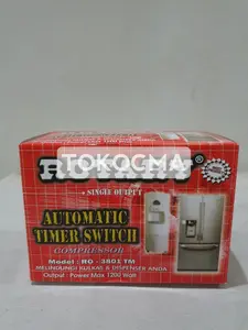 Automatic Timer Switch Rotary 1200w Melindungi Kulkas & Dispenser Air