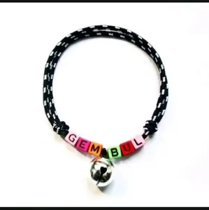 Kalung Kucing nama bisa riquest nama dan warna tali sesuai keinginan