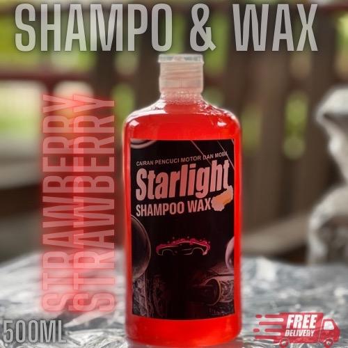 Shampo Mobil dan Motor Wax 500ml - Membersihkan Kendaraan dengan Busa Tinggi - Car, Steam 0