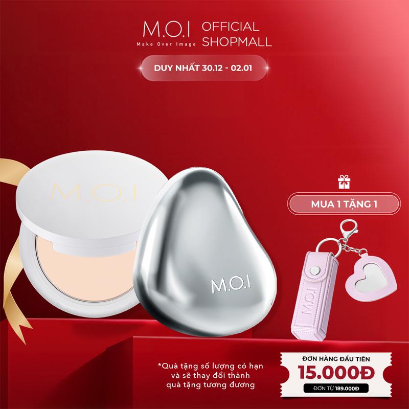 Bộ Đôi Phấn Nước M.O.I Iconic Perfection Cushion 12g và Phấn phủ Baby Skin Powder 10g