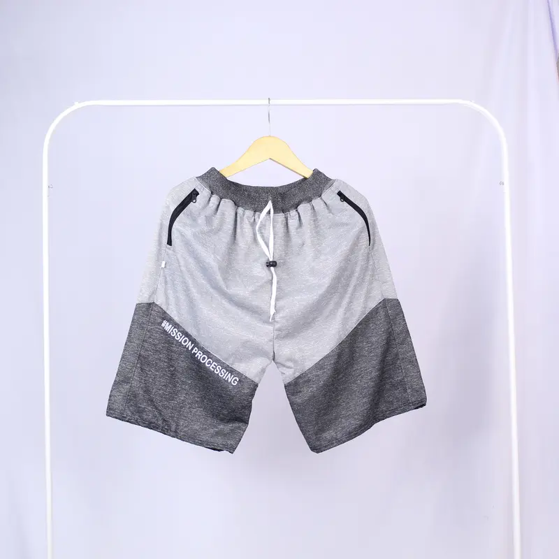 Celana Pendek Jumbo Pria Kolor [PAKET HEMAT 100RB DAPAT 4 PCS] Shortpants Short Pants Karet Polos Melar Elastis Santai Rumahan Abu Tua Muda Cowo Cowok Laki Dewasa Remaja Oversize Big Size Adem Tebal Fleeceterry Nyaman Murah 1