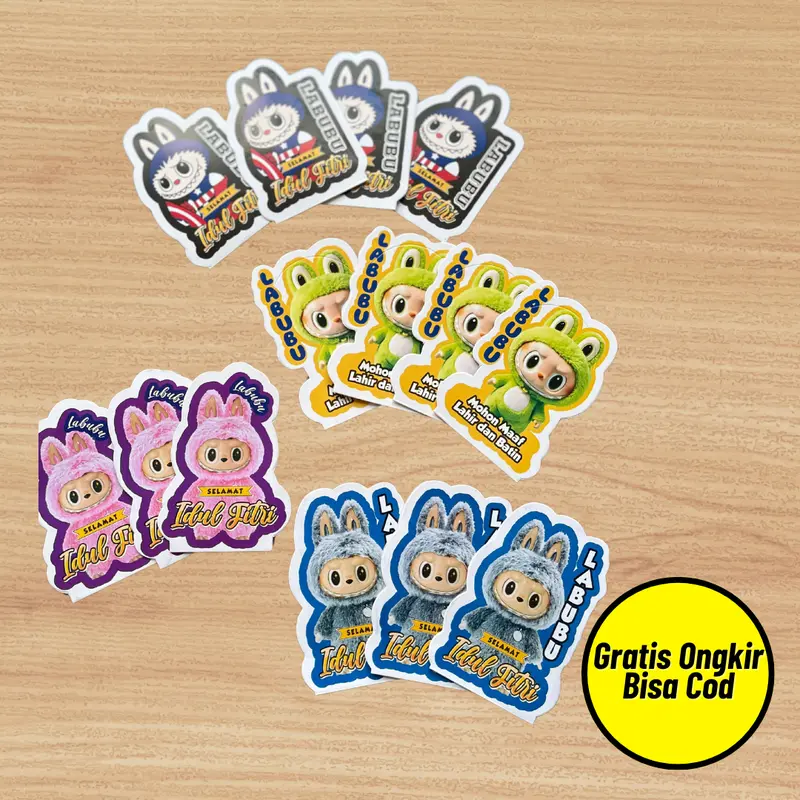 PROMO DISKON Amplop untuk Lebaran 3D Kartun Labubu Lucu 50pcs viral Mix random 2025 1