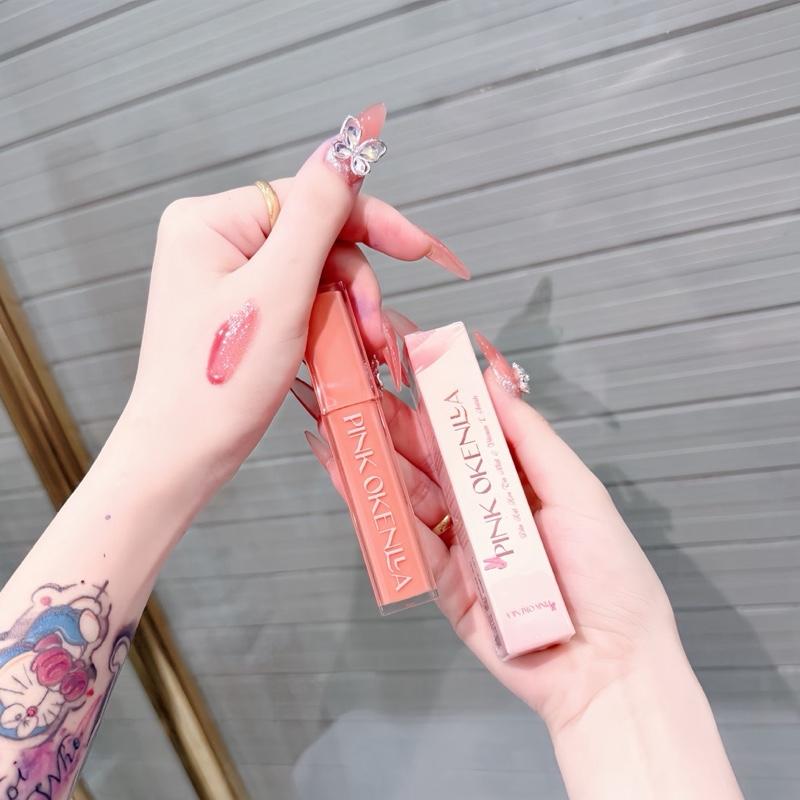 Son Dưỡng Pink Mềm môi Dầu hoa trà nhật 4g Mầu đào dâu hương vanilla