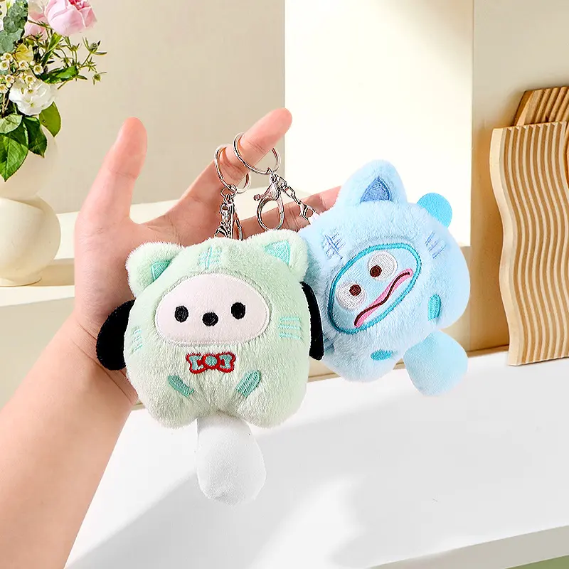 Dây Chuyền Chìa Khóa Sanrio, Đồ Chơi Nhồi Bông Mềm, Kuromi Và Melody Dễ Thương, Móc Chìa Khóa Thú Nhồi Bông, Mặt Dây Chuyền Túi Sách Hoạt Hình, Phụ Kiện Trang Trí Nhà Cửa Sanrio, Búp Bê Nhồi Bông Thích Hợp Làm Quà Tặng Bé Gái, Women Titan 4
