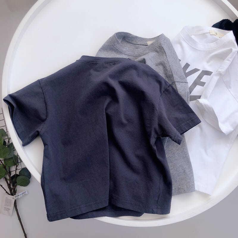 Product Introduction of Boys Summer Trendy T-shirt Top Short sleeved Loose Pullover Versatile Thin Breathable Unisex Clothes Trendy softjeansbaby 21
