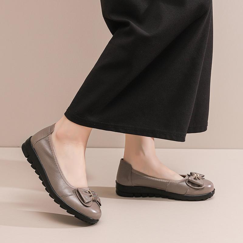 LURAD Sepatu Wanita Bahan Kualitas Bagus  Ootd Kantor Fashionable Slip On Cewek Anti Slip OOTD YJ1812 8