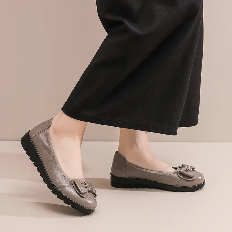 LURAD Sepatu Wanita Bahan Kualitas Bagus  Ootd Kantor Fashionable Slip On Cewek Anti Slip OOTD YJ1812 8