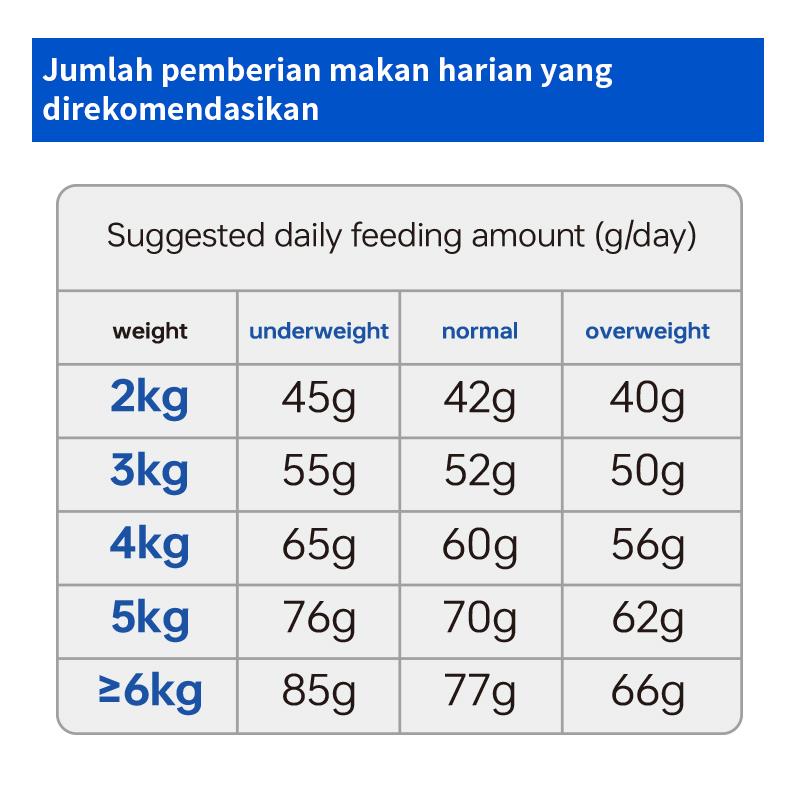 Ramical Gastrointestinal & Digestive Care Cat Food 300g (6×50g) — Makanan Kucing Saluran Cerna Dewasa & Anak Kucing Ramical Gastrointestinal & Digestive Care Cat Food 300g (6×50g) — Makanan Kucing Saluran Cerna Dewasa & Anak Kucing