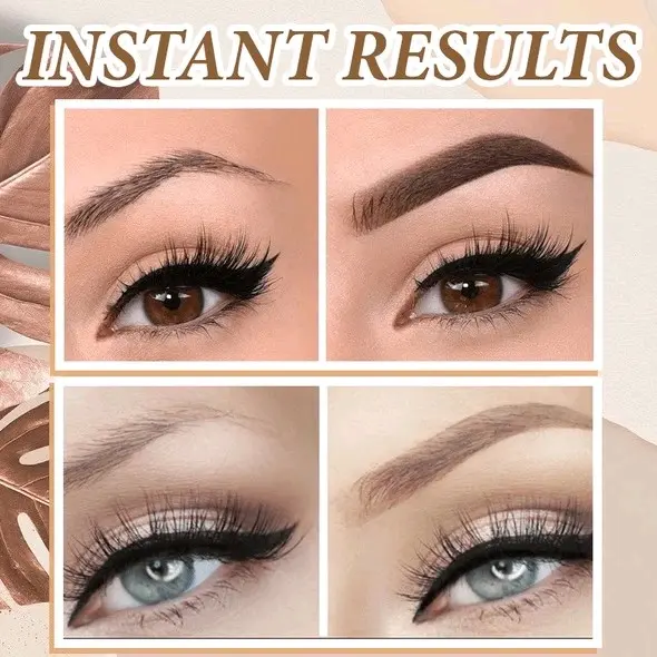 3in1 paket (eyebrow powder, 2spulli+concealer+cetakan alis 12 model, tali) 3