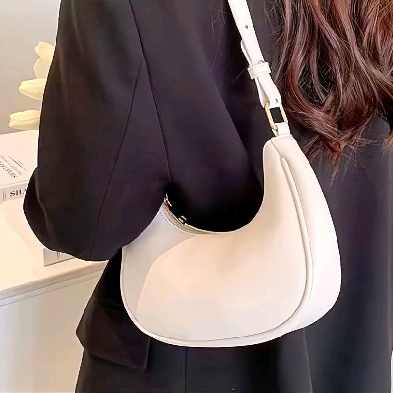 [BELI LOKAL] Moonbag Tas Bahu Wanita Selempang Cewek Murah - Tas Bulan Perempuan Viral - Shoulder Bag - Slingbag kekinian - Tebal - Resleting. 1