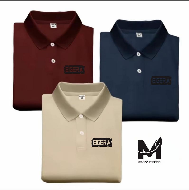 Beli 1 Dapat 3 Pcs ( PROMO COD ) Kaos Keren Polo I ger I Sp I III Black Pria Distro -Shirt Distro I Polo Dewasa Premium 4