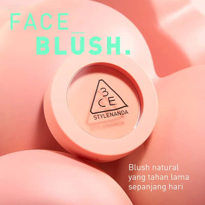 3CE Pop Stain & Face Blush  - Paket Lip Stain & Blush Warna Cerah Tahan Lama & Tekstur Lembut untuk Makeup Natural 8