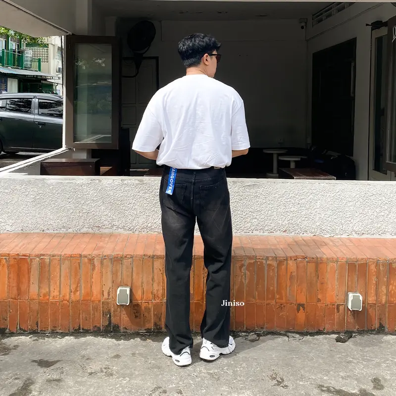 JINISO HANGOVER - 805 Loose Denim Celana Jeans Pria 4