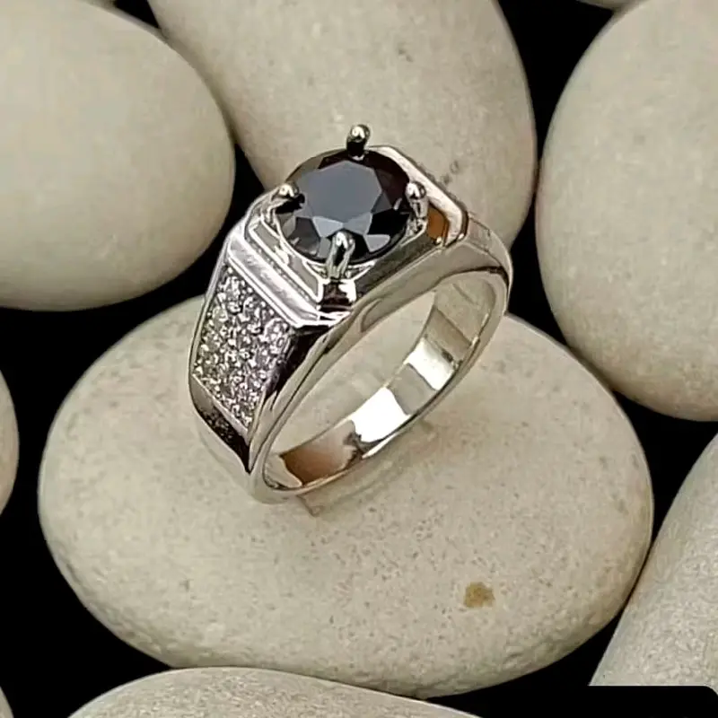 Cincin Pria Model Permata Terbaru Termurah - Rings 0