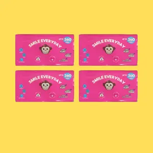 Titasoft PAKET 4 PCS Tisu Wajah Smile Everyday 360 Helai Lembut & Halus Hemat untuk Keluarga