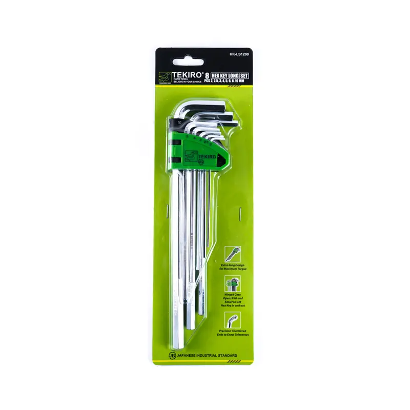 TEKIRO Kunci L Set 8 PCS (Panjang) 5
