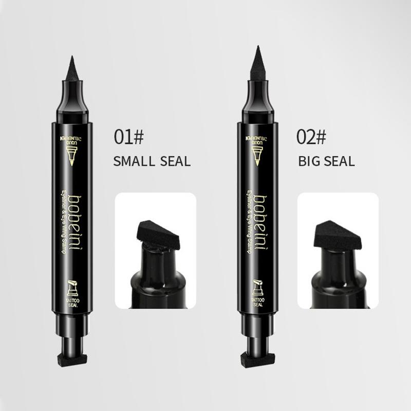 Product Introduction of 2 In 1 Double Headed Stamp Seal Eyeliner Pen Liquid Eyeliner Pencil Long Lasting Waterproof Quick Dry Natural Eye Makeup 6