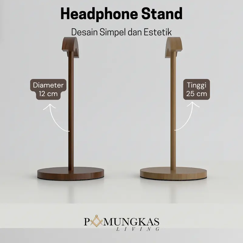Pamungkas Living Headphone Stand Tempat Headphone Estetik 3
