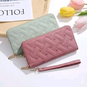 DOMPET WANITA PANJANG RESLETING MURAH MUAT HP / DOMPET WANITA RESLETING PANJANG MUAT HP MURAH BERKUALITAS