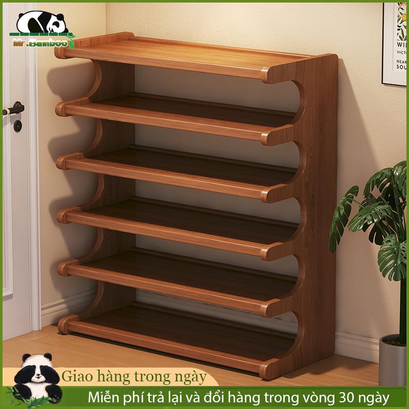 Mr.Bamboo Bộ Lắp Đặt Miễn Phí Ốc Vít Cờ Lê Vòng Đệm Giá Để Giày Tre Kệ Trưng Bày Bằng Gỗ Kệ Giày Đa Tầng Giá Đựng Đồ Đa Năng Gỗ Tủ Giày Chống Bụi 100% Tre Chất Liệu An Toàn Dễ Vệ Sinh