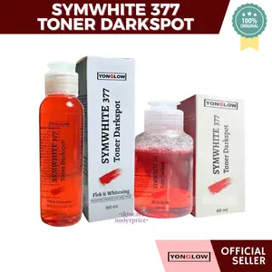[TERMURAH] 100ML/60ML YONGLOW SYMWHITE 377 DARK SPOT TONER - MEMUDARKAN FLEK HITAM MELASMA BEKAS JERAWAT TONER YONGLOW MURAH