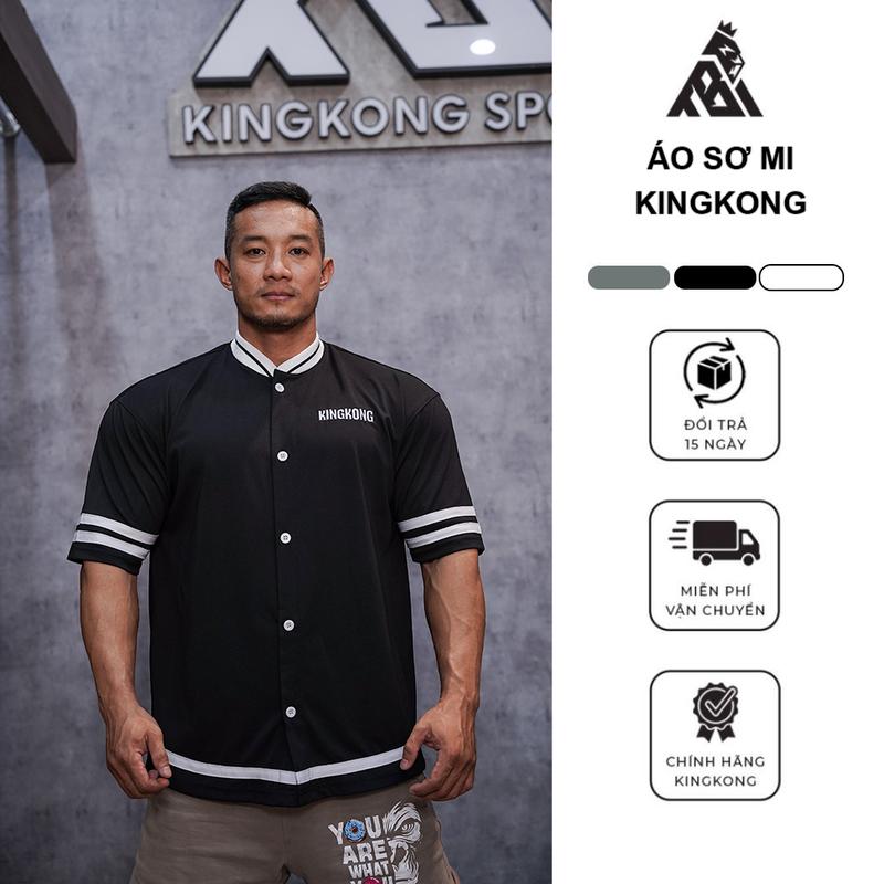 Áo Sơ Mi KingKong Bóng Chày Cá Tính - Local Brand TB KINGKONG SPORT WEAR