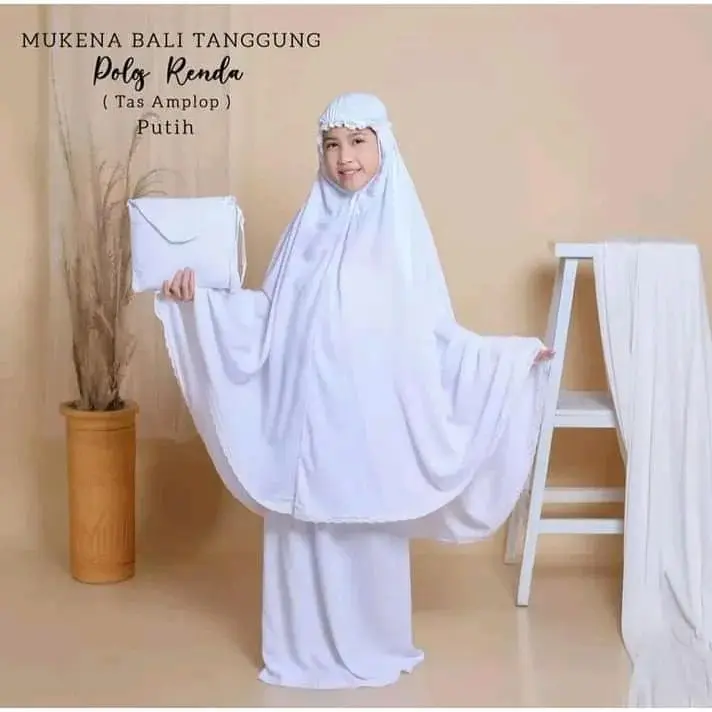 MUKENA ANAK || MUKENA POLOS TANGGUNG || MUKENA RENDAH Muslim KEKINIAN Nyaman 3