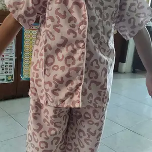 Baju Anak Perempuan -  Piyama Anak Perempuan Maharani Motif Lucu Kekinian / Setelan Baju Tidur Anak Perempuan Lengan Pendek Celana Panjang Terlaris